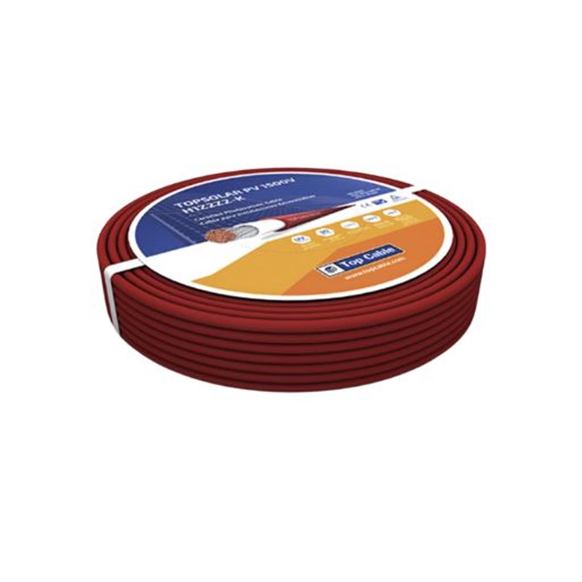 Solarkabel 100m CCA - 4mm²- Rood